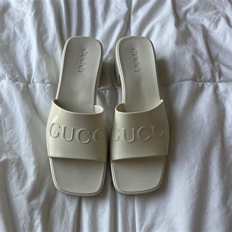 gucci jelly slides